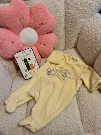 Pyjama velours jaune