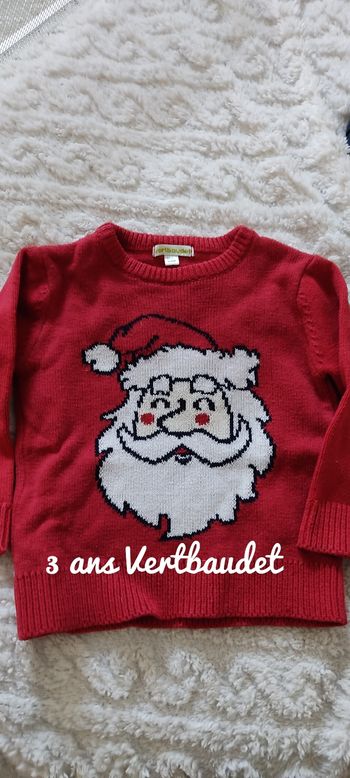 Pull noel Vertbaudet 3 ans