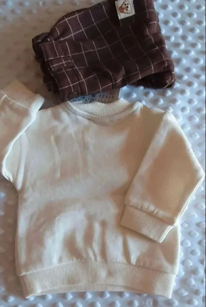 Ensemble pull et pantalon Tic & Tac 3 mois - photo numéro 5