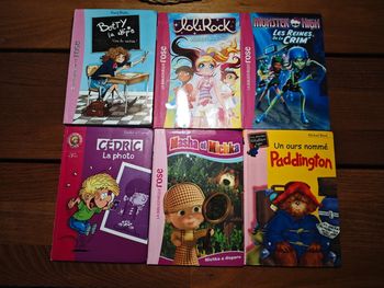 Lot de 6 livres bibliothèque rose