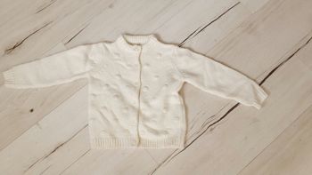 Vêtement fille gilet blanc Vert Baudet 6 ans