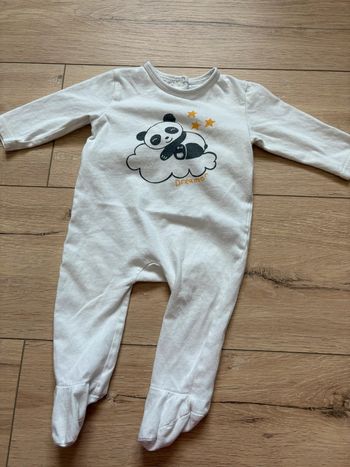 Pyjama bébé TEX 3 mois – motif panda