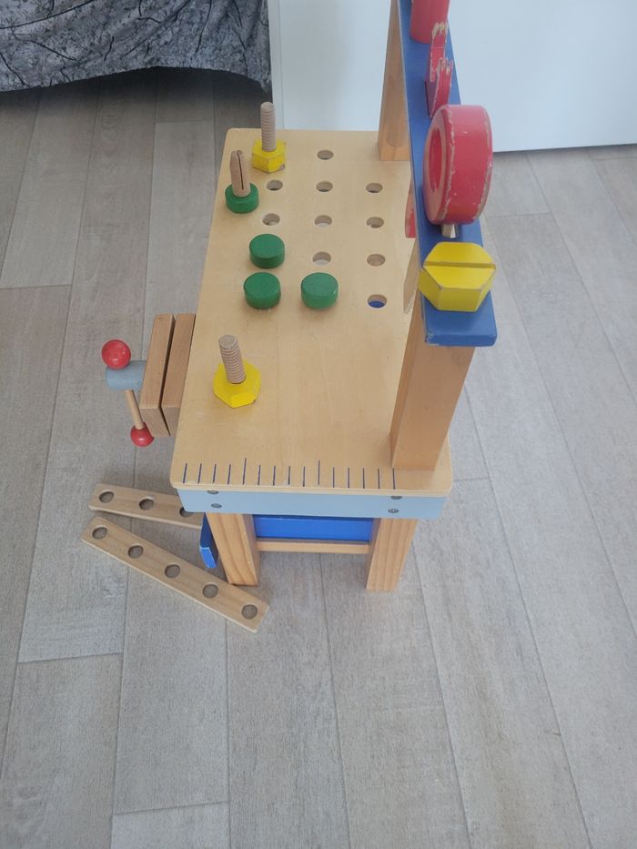 Établi en bois avec outils 🔧 - photo numéro 2