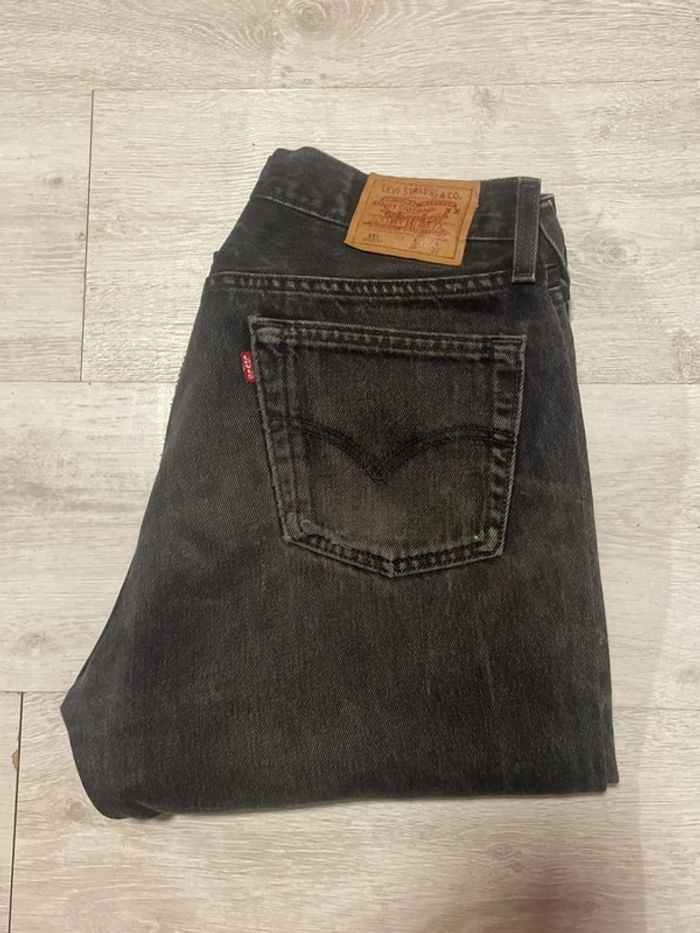 Jean levi’s 501 student gris/noir taille W30 L32 - photo numéro 3