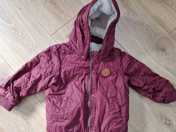 Manteau chaud fille H&M flushia 80 cm