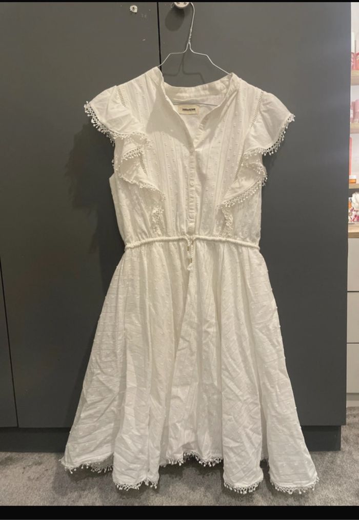 Robe blanche zadig et voltaire
