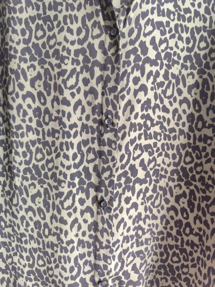 Chemise fluide kaki leopard taille XL Bonobo - photo numéro 6
