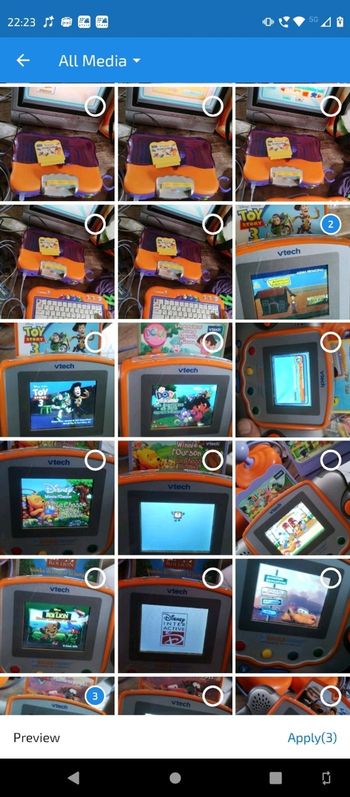 Lot 16 disquettes vsmile 1-7ans vintage