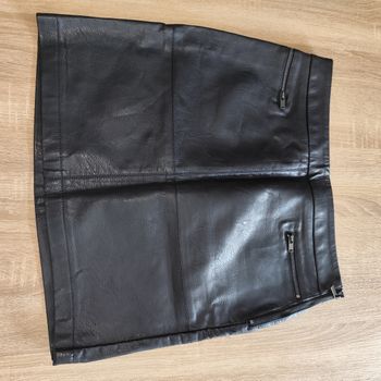 Jupe camaïeu simili cuir 38