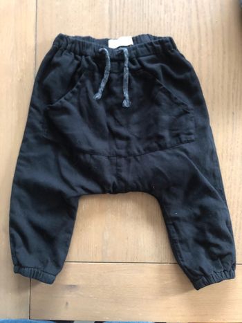 Sarouel noir 18/24 mois Zara