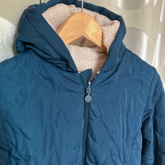 Blouson  fille bleu canard - photo numéro 3
