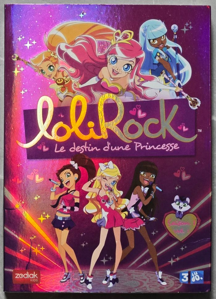 LoliRock Saison 1 Vol 1 (Le Destin d'une Princesse) Dvd d'occasion en très bon état comme neuf - photo numéro 2