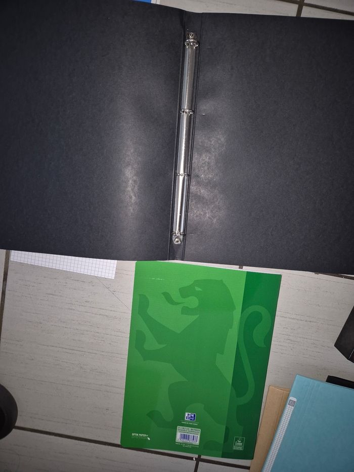 Fournitures scolaires chemise, trieur, trousse, cahier - photo numéro 5