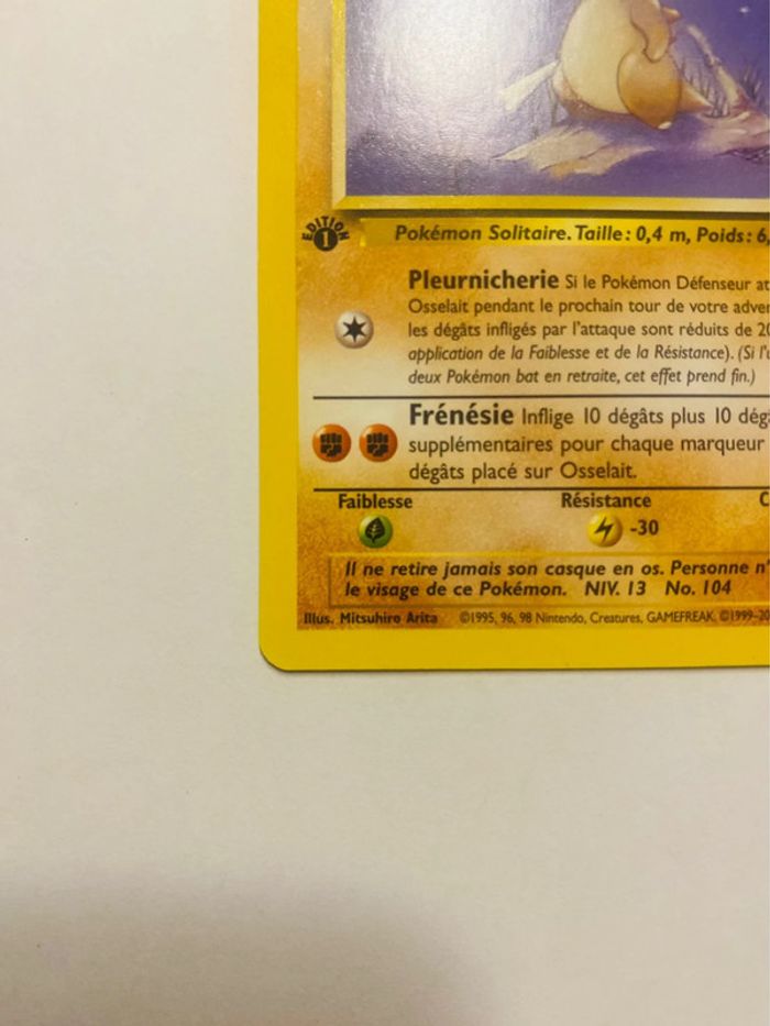 Osselait Édition 1 50/64 - Parfait état - photo numéro 5