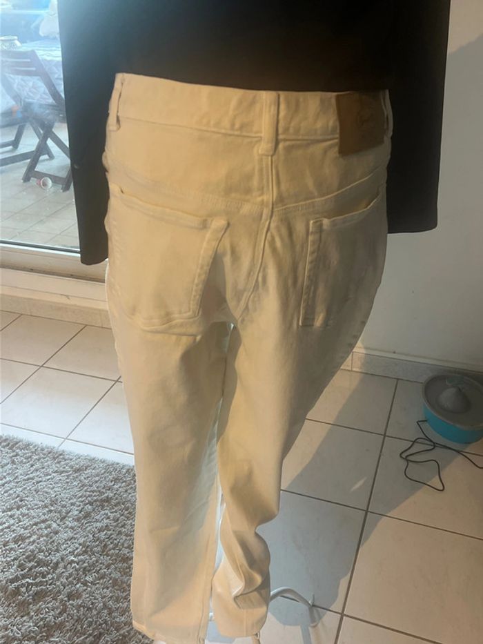 Jean blanc cyrillus taille 44 - photo numéro 3