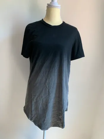 T-shirt dégradé noir/gris John H – Taille L