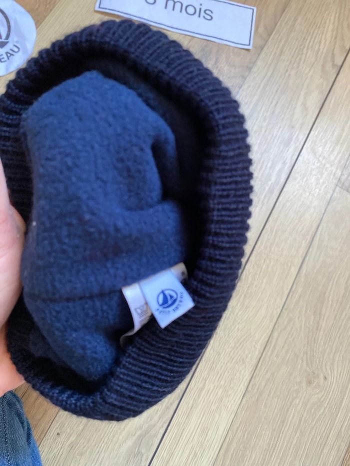 Bonnet double polaire écossais et chaussures ikks - photo numéro 3