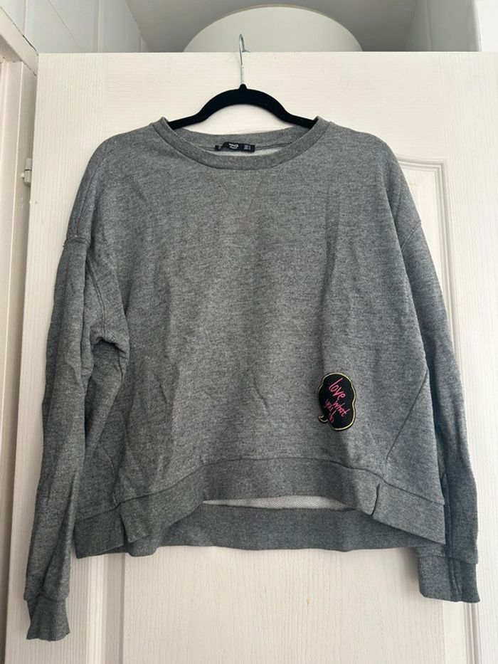 Pull gris MANGO