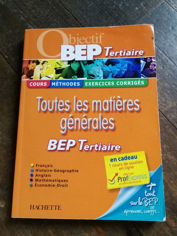 BEP Tertiaire Toutes les matières générales
