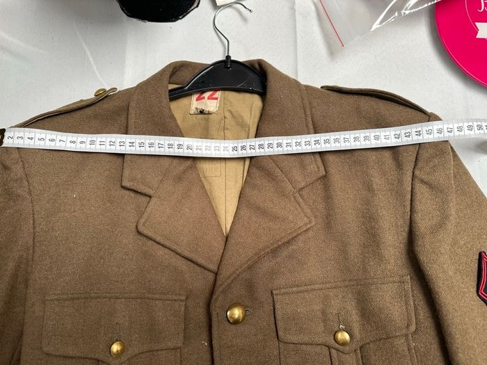 Vareuse Militaire, Veste De Sortie 23 RI , Époque Algérie - photo numéro 9