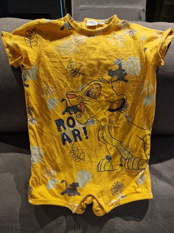 Combi short disney roi lion