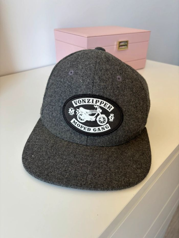 Casquette grise Vonzipper taille unique - photo numéro 2