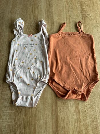 Lot de 2 bodies débardeur