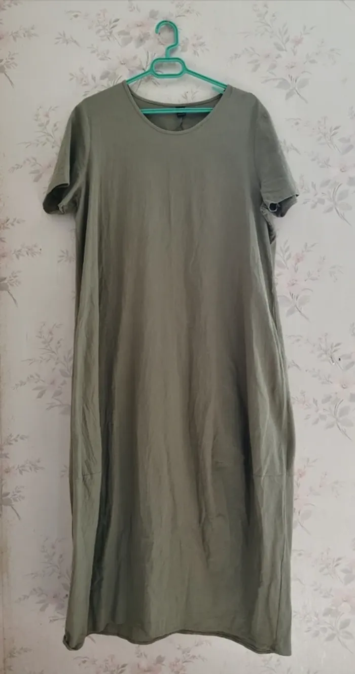 Robe longue kaki coupe "boule" sur le bas / shein / (44-0XL) - photo numéro 5