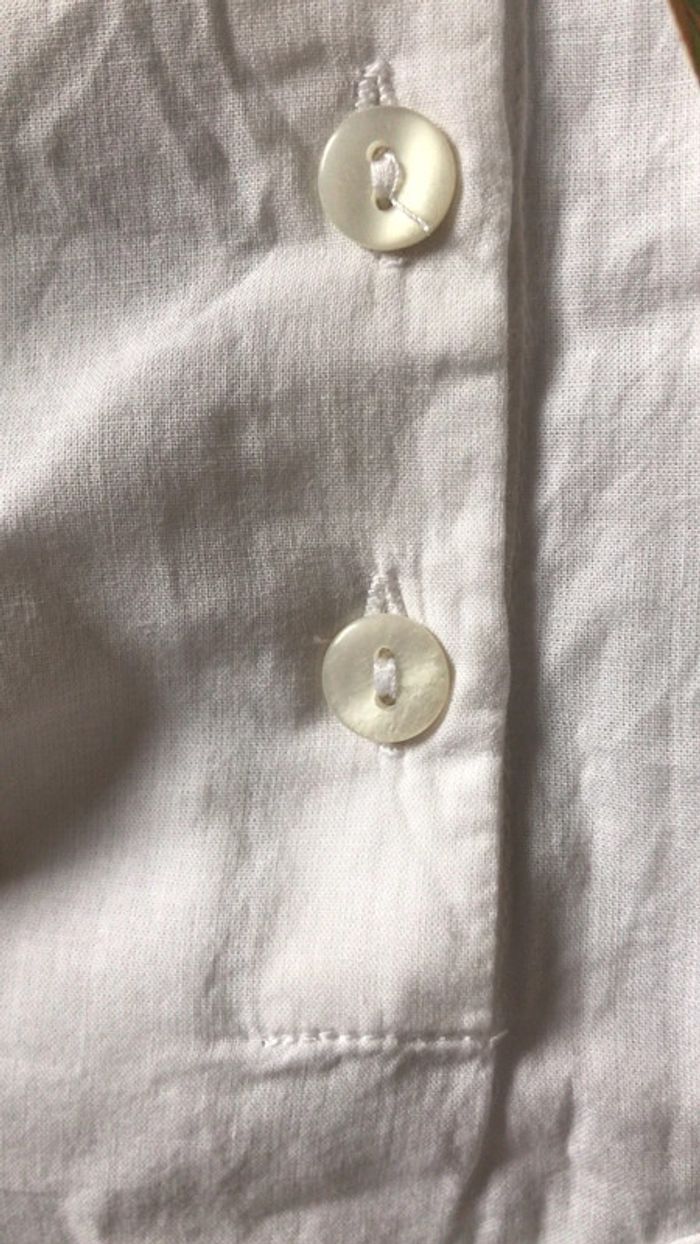Tunique blanche neuve spantajaparos - photo numéro 4