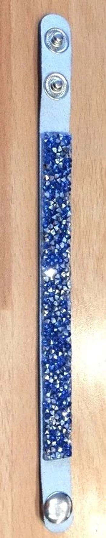 Bracelet strass bleu
