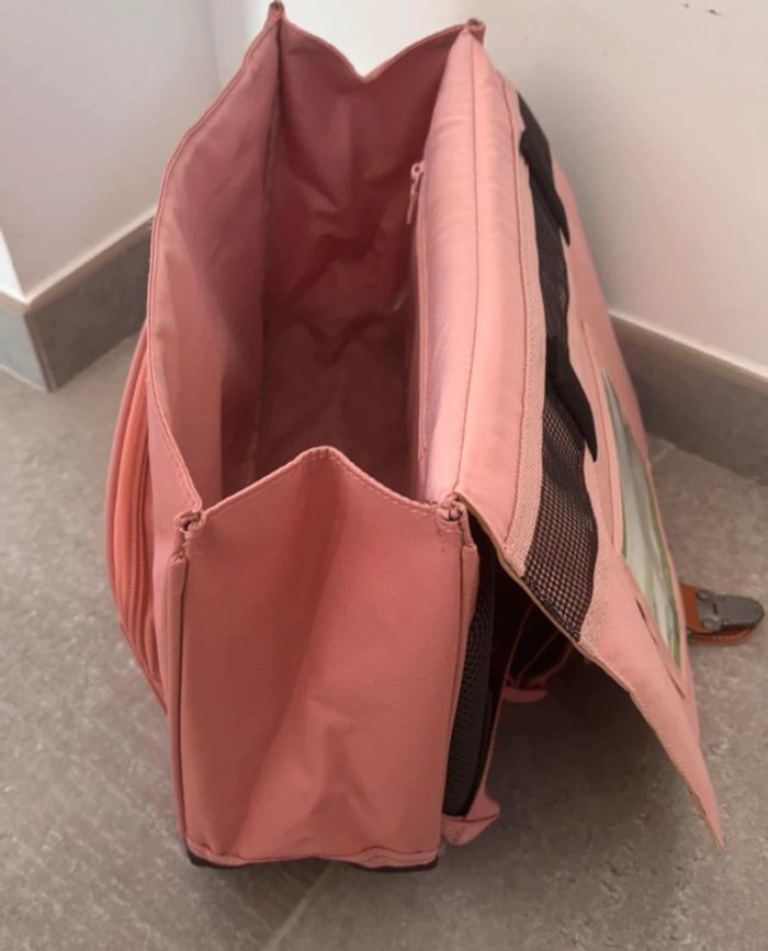 Cartable Tann's modèle Eva rose 35cm neuf - photo numéro 5
