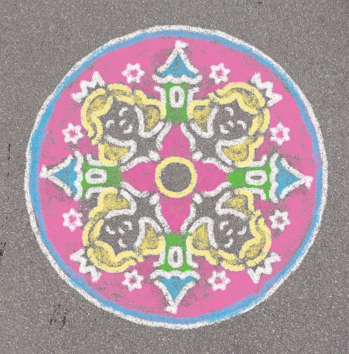 RAVENSBURGER MANDALA DESIGNER PRINCESSE POCHOIR D'EXTERIEUR - photo numéro 2