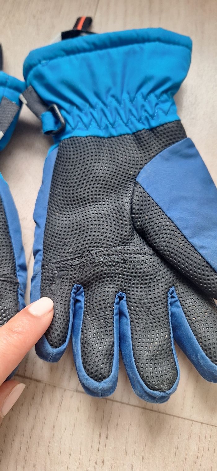 🧤 Gants bleus waterproof Wed'ze – Taille 6-8 ans – Très bon état - photo numéro 5
