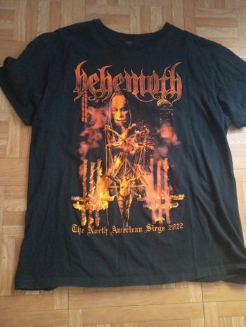 Behemoth t-shirt North American tour 2022 officiel