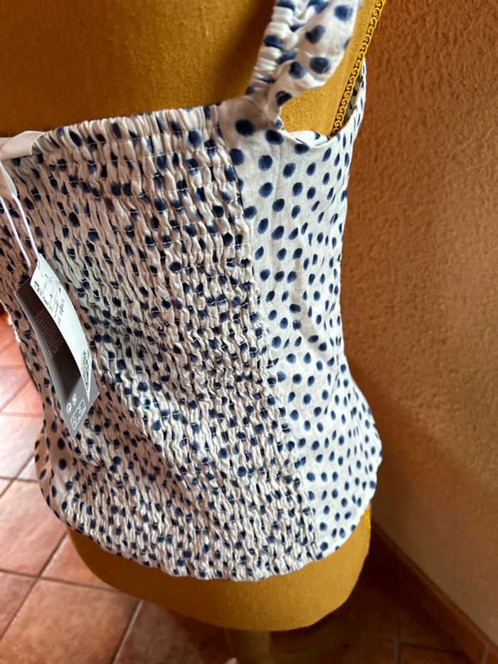 H&M top avec bretelles à volant neuf toujours avec l étiquette taille s - photo numéro 6