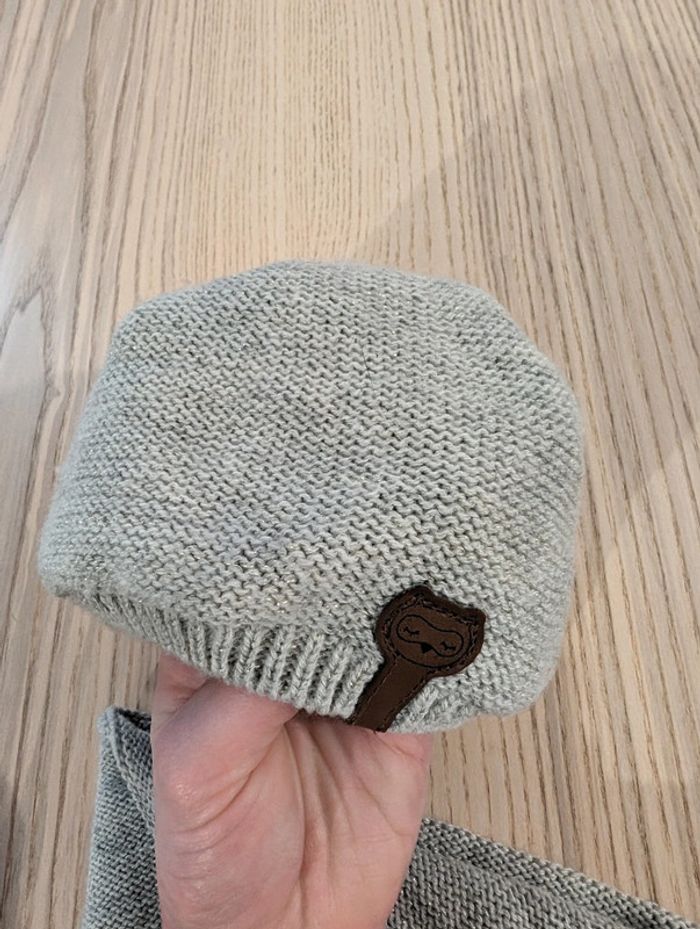 Ensemble bonnet snood moufles - photo numéro 2