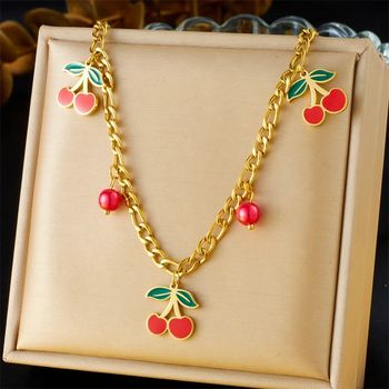 Collier cerise 🍒 ✅