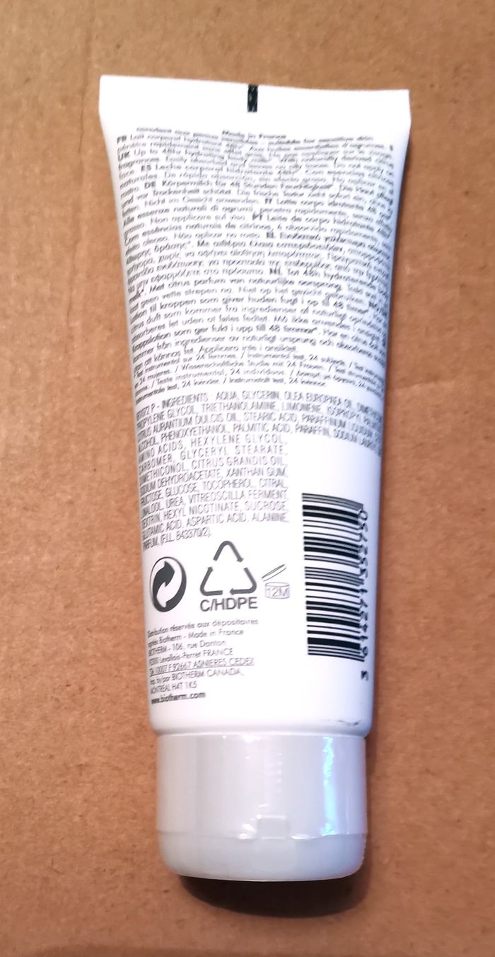 Lait corporelle "Biotherm" - photo numéro 2