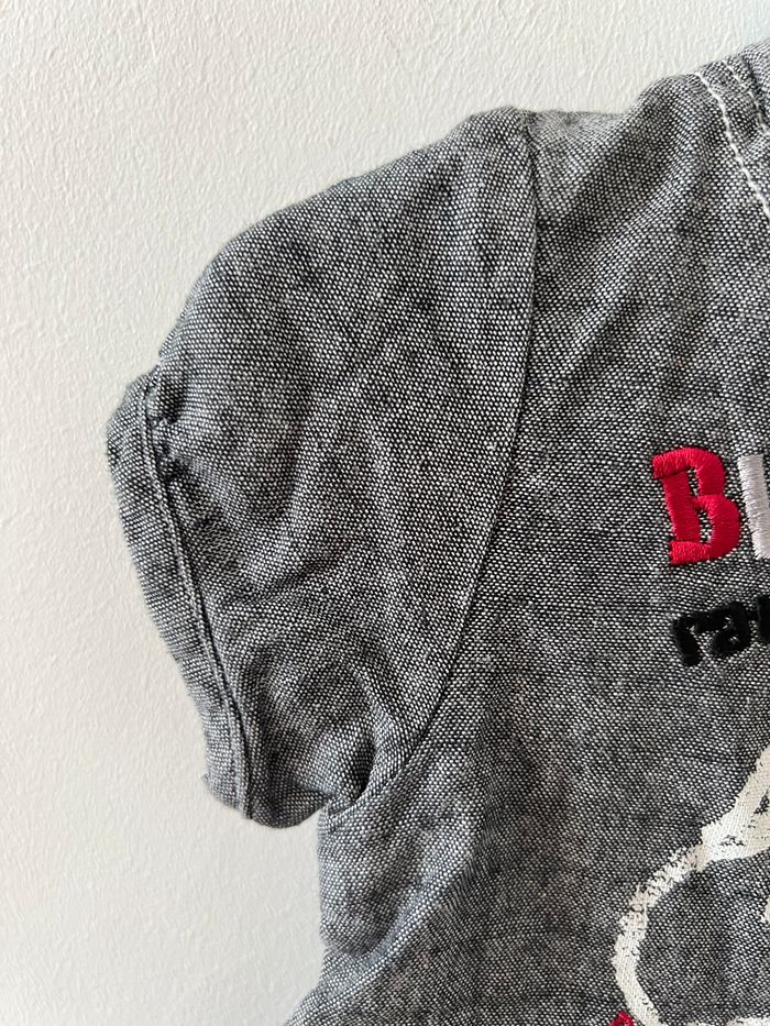 Robe grise en jeans - photo numéro 4