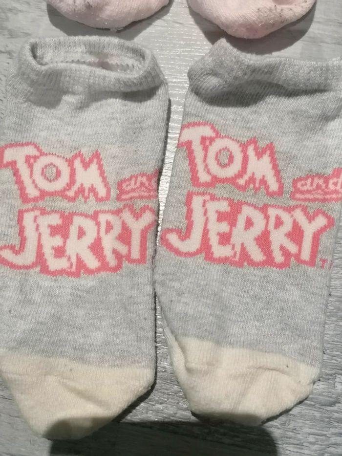 4 paires de socquettes Tom et Jerry 🐭 T 27/30 - photo numéro 4