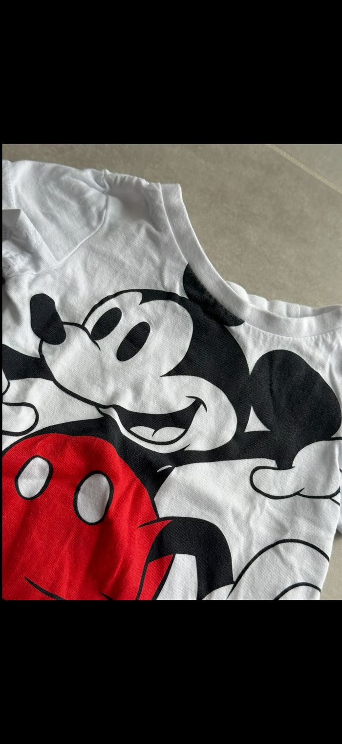 Tee shirt manches courtes Mickey 18 mois - photo numéro 4