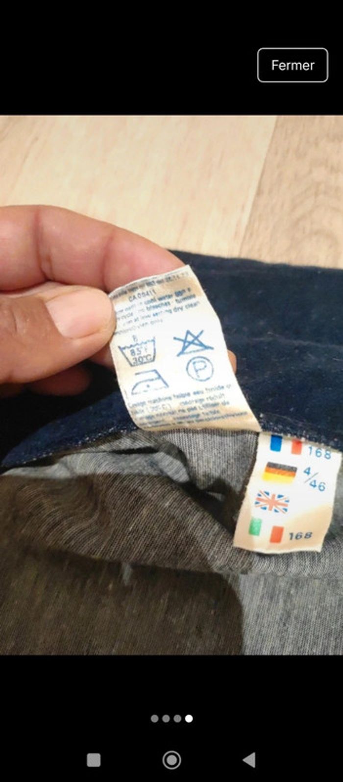 Veste adidas vintage en peau de peche mixte - photo numéro 4
