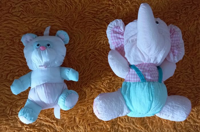 Lot de 4 peluches vintage style Puffalump – bon état - photo numéro 5