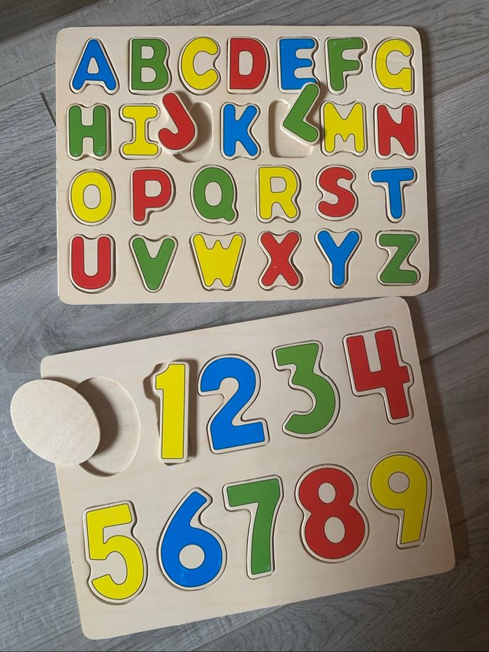 Lot de 2 puzzles en bois - photo numéro 2