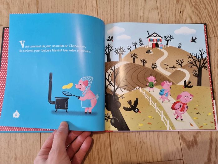 Livre les 3 petits cochons remanié - photo numéro 3