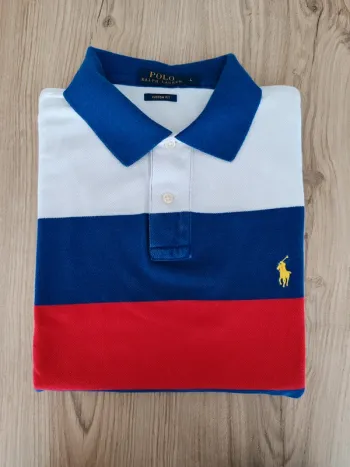 Polo a rayures homme Ralph Lauren taille L