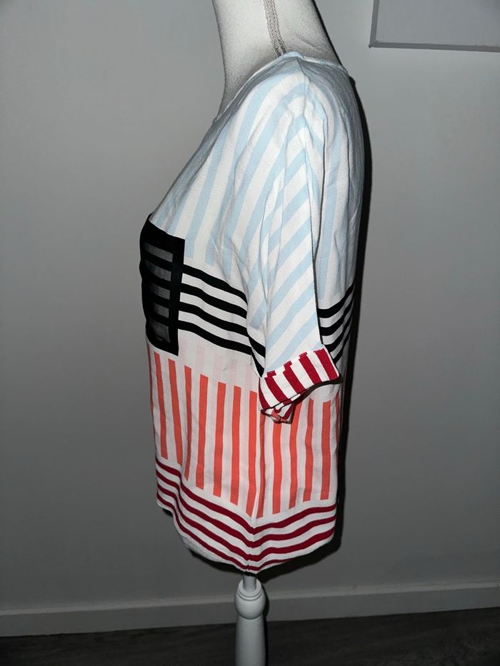 Blouse à rayures multicolore Cop Copine T38 M - photo numéro 3