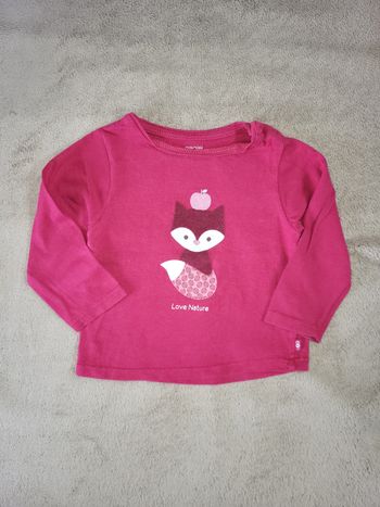 T-shirt fille 12 mois Obaïbi