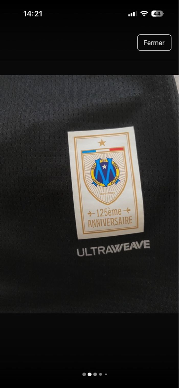 Maillot Olympique de Marseille 125e Anniversaire - photo numéro 3
