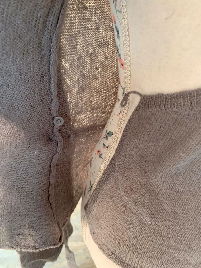 Gilet cache coeur la redoute taille 38/40 - photo numéro 3